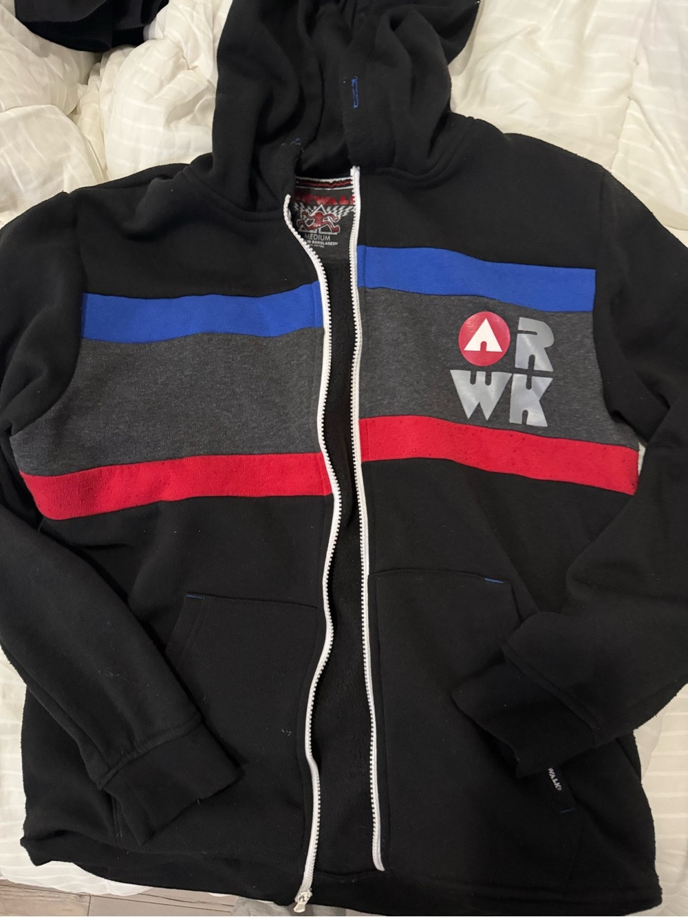 Airwall men’s Black Zip Hoodie
